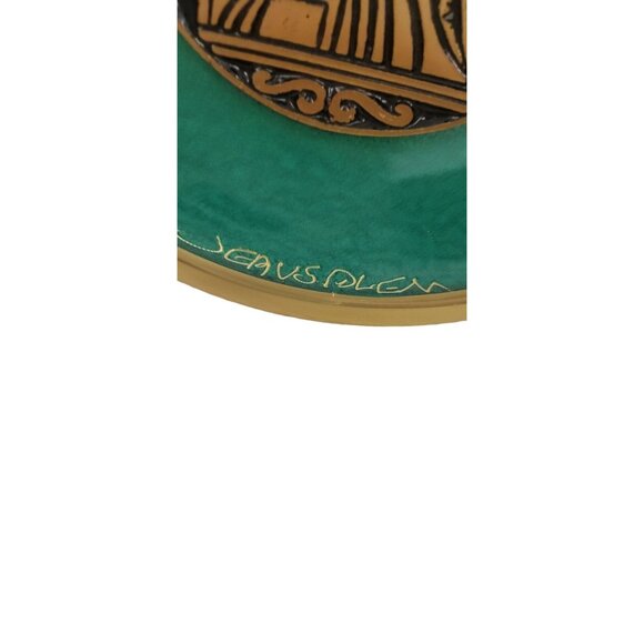 Vintage Holy Land Bethlehem Jesus Wall Plate Collectors Religious Jerusalem - Picture 8 of 12